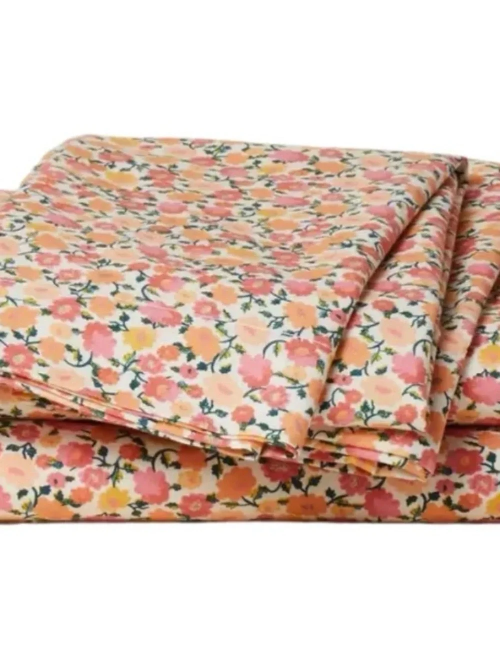 Opalhouse designed with Jungalow Floral Percale Cotton FITTED Sheet  - FULL SIZE